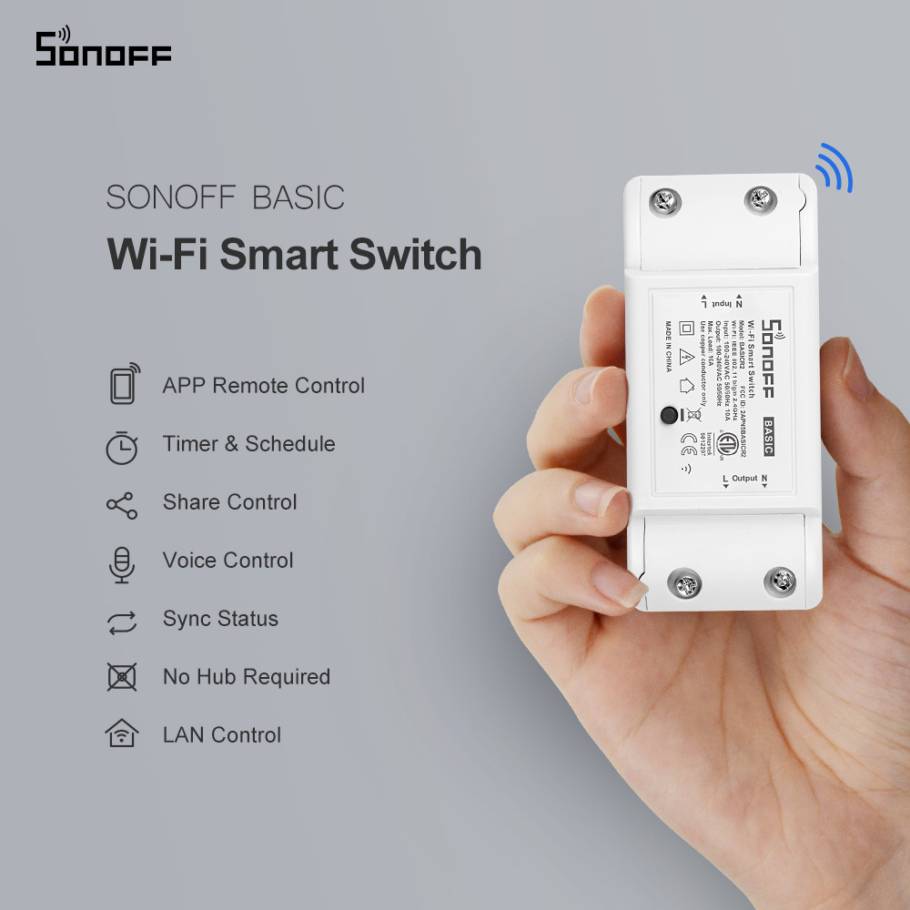 Sonoff Basic - Itead SONOFF Basic R2 Mini DIY-module