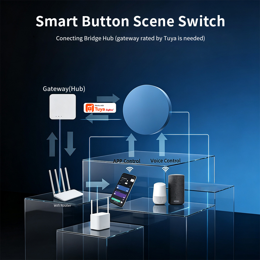 HIMOJO Zigbee Smart Scene druk - Home Assistant Tuya recensie en prijs