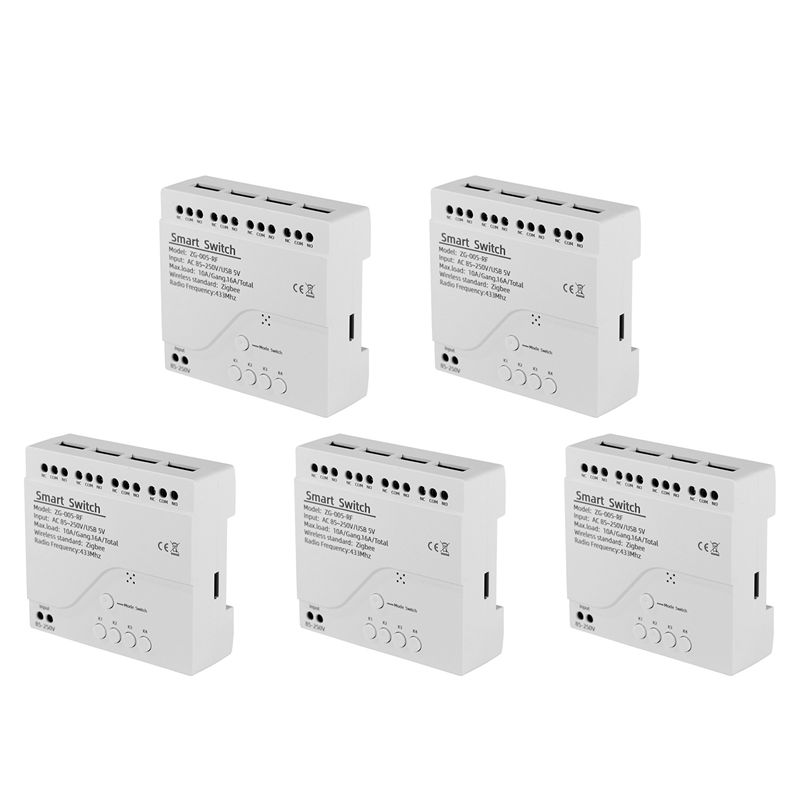 5X 4 Kanalen Tuya Zigbee Smart - Smart Relay Tuya recensie en prijs