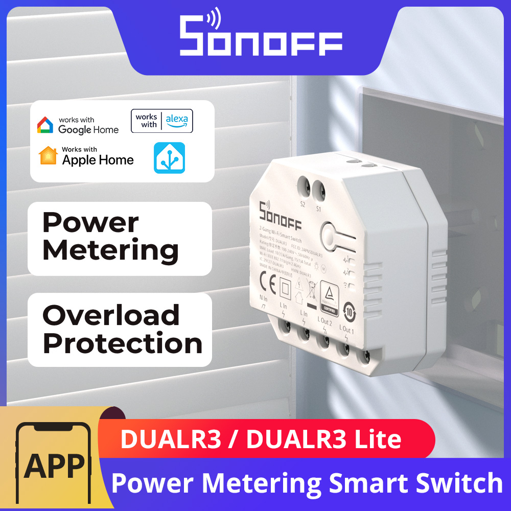SONOFF DUALR3 / DUALR3 Lite 2- - Sonoff Mini R4 recensie en prijs