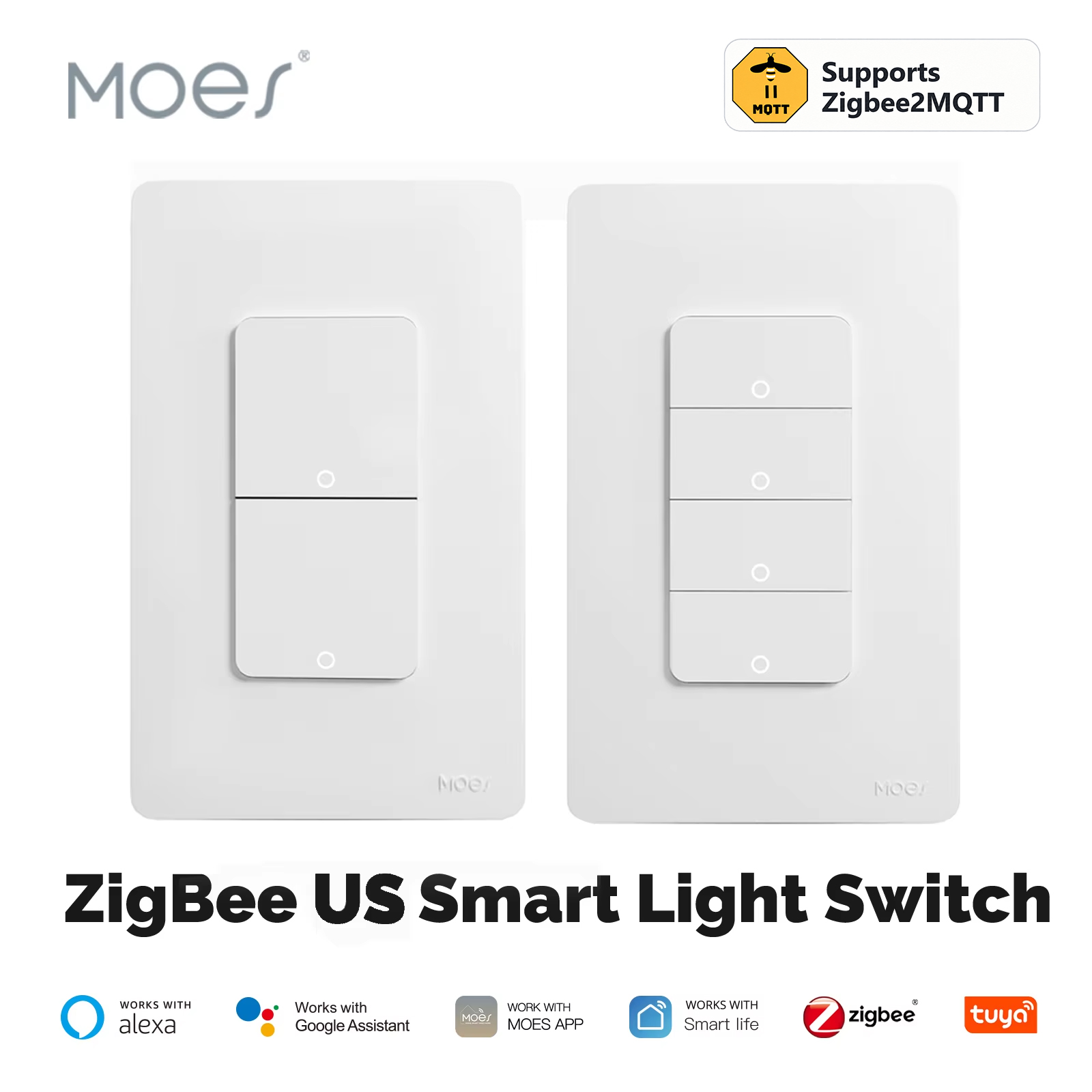 MOES Tuya ZigBee slimme lichts - Sonoff Basic recensie en prijs